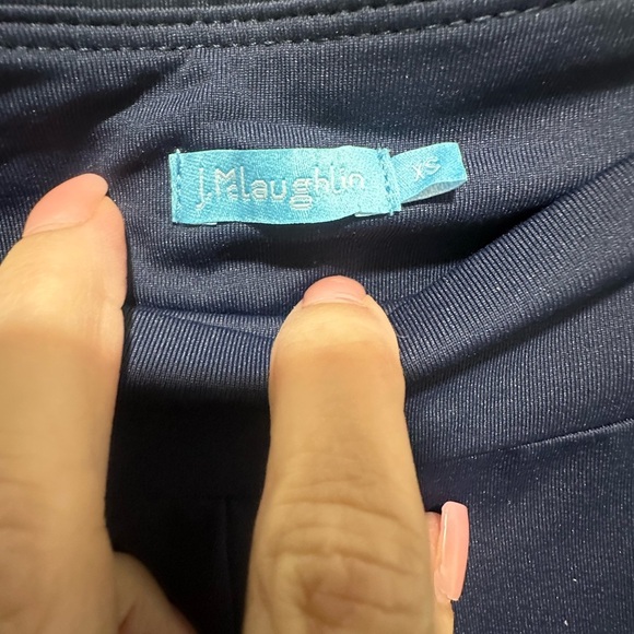 J. McLaughlin Navy Ankle Cropped Pants Size XS - Picture 3 of 5